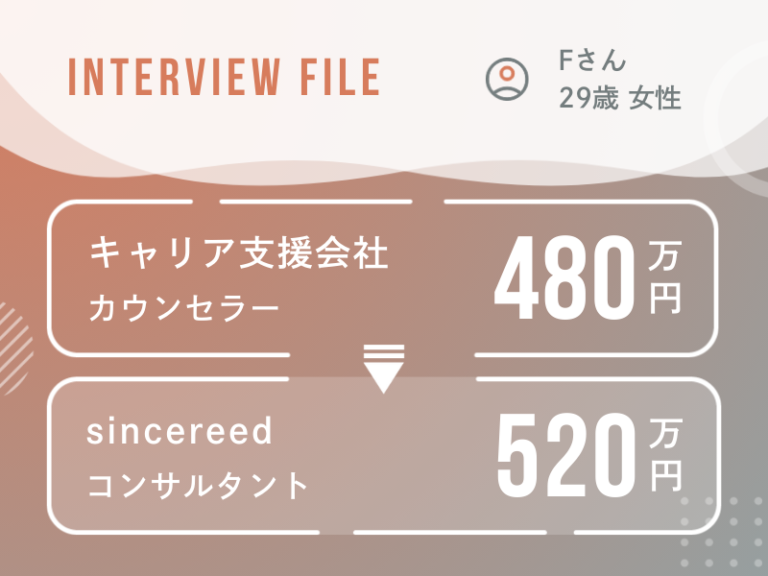 MVVが浸透している会社でキャリア支援の専門性を高めたいと思い、sincereedに出会う
